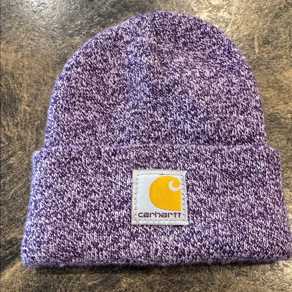 Carhartt Heathered Purple Beanie for Infant/Toddler